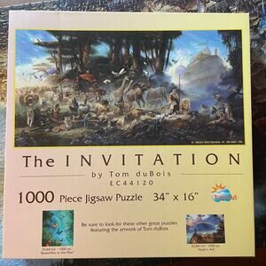 THE INVITATION 1000 Piece Jigsaw Puzzle Tom duBois SunsOut Noah's Ark